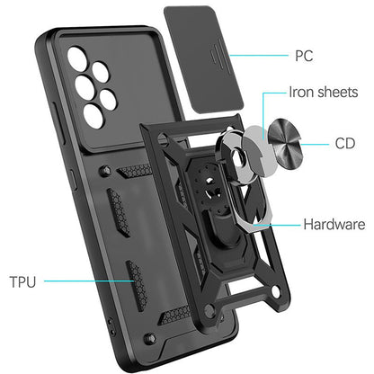 Puzdro pre Samsung Galaxy A52s 5G A528 / A52 5G A526 / A52 A525, Techsuit, CamShield, Zelené