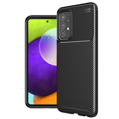Puzdro pre Samsung Galaxy A52s 5G A528 / A52 5G A526 / A52 A525, Techsuit, CarbonFiber, Čierne