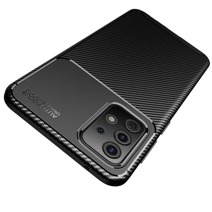 Puzdro pre Samsung Galaxy A52s 5G A528 / A52 5G A526 / A52 A525, Techsuit, CarbonFiber, Čierne