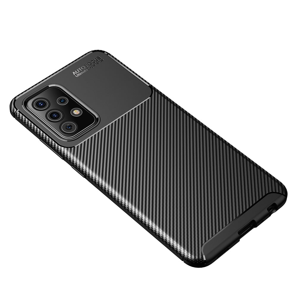 Puzdro pre Samsung Galaxy A52s 5G A528 / A52 5G A526 / A52 A525, Techsuit, CarbonFiber, Čierne