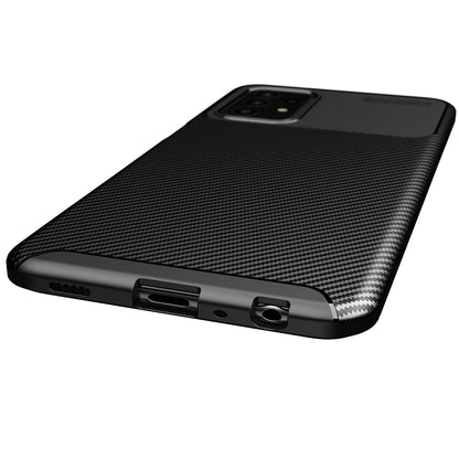 Puzdro pre Samsung Galaxy A52s 5G A528 / A52 5G A526 / A52 A525, Techsuit, CarbonFiber, Čierne