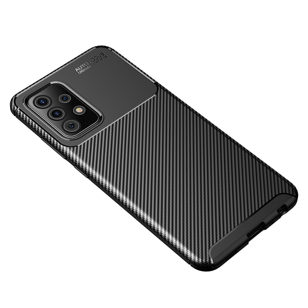 Puzdro pre Samsung Galaxy A52s 5G A528 / A52 5G A526 / A52 A525, Techsuit, CarbonFiber, Čierne