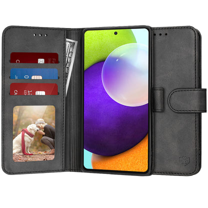 Puzdro pre Samsung Galaxy A52s 5G A528 / A52 5G A526 / A52 A525, Techsuit, Diary Book, čierne