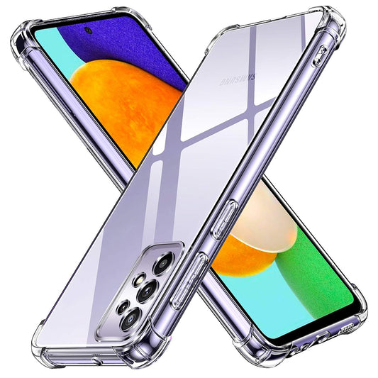 Obal na Samsung Galaxy A52s 5G A528 / A52 5G A526 / A52 A525, Techsuit, nárazuvzdorný priehľadný, transparentný