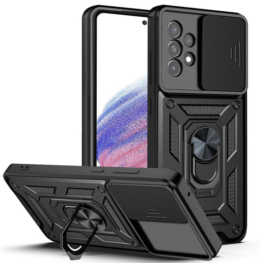 Puzdro pre Samsung Galaxy A53 5G A536, Techsuit, CamShield, Čierne