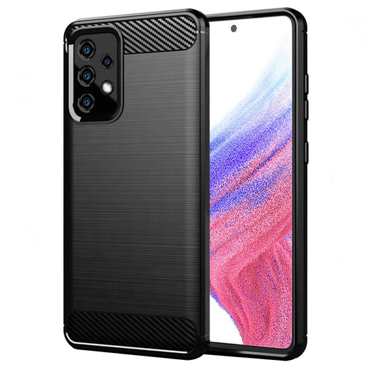 Obal na Samsung Galaxy A53 5G A536, Techsuit, Karbón, Čierny