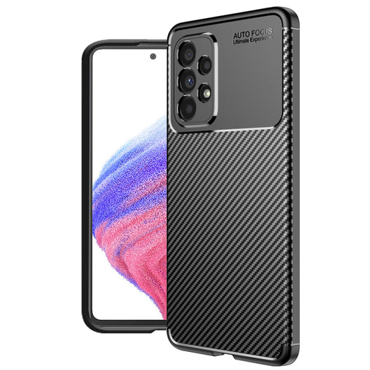 Puzdro pre Samsung Galaxy A53 5G A536, Techsuit, CarbonFiber, Čierne