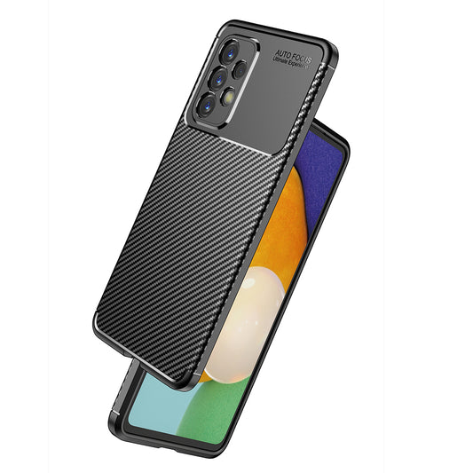 Puzdro pre Samsung Galaxy A53 5G A536, Techsuit, CarbonFiber, Čierne
