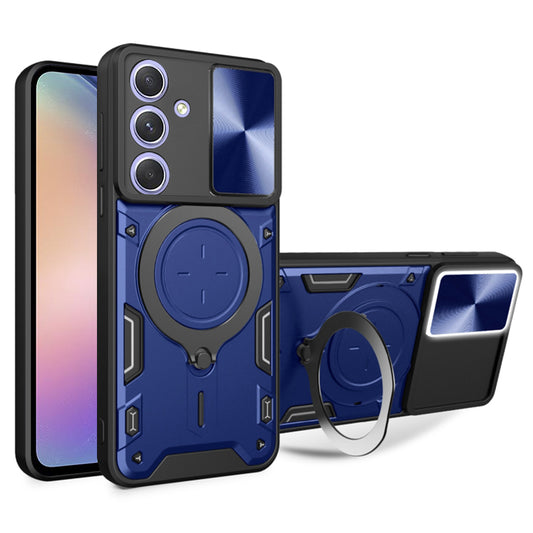 Puzdro pre Samsung Galaxy A54 A546, Techsuit, CamGuard Pro, Modré