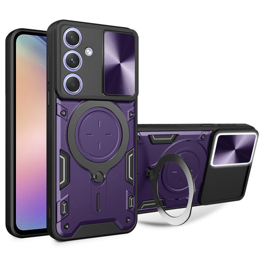 Puzdro pre Samsung Galaxy A54 A546, Techsuit, CamGuard Pro, fialové