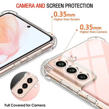 Obal na Samsung Galaxy A54 A546, Techsuit, nárazuvzdorný priehľadný, transparentný