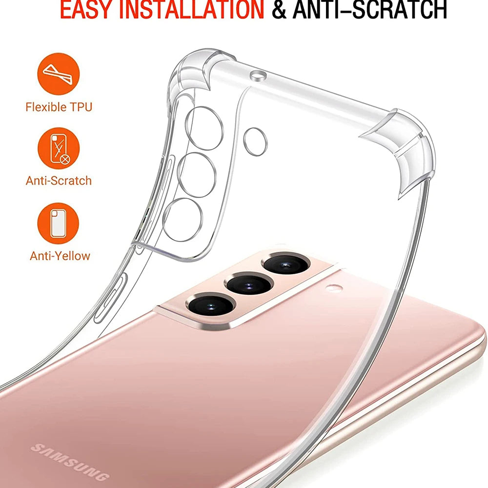 Obal na Samsung Galaxy A54 A546, Techsuit, nárazuvzdorný priehľadný, transparentný
