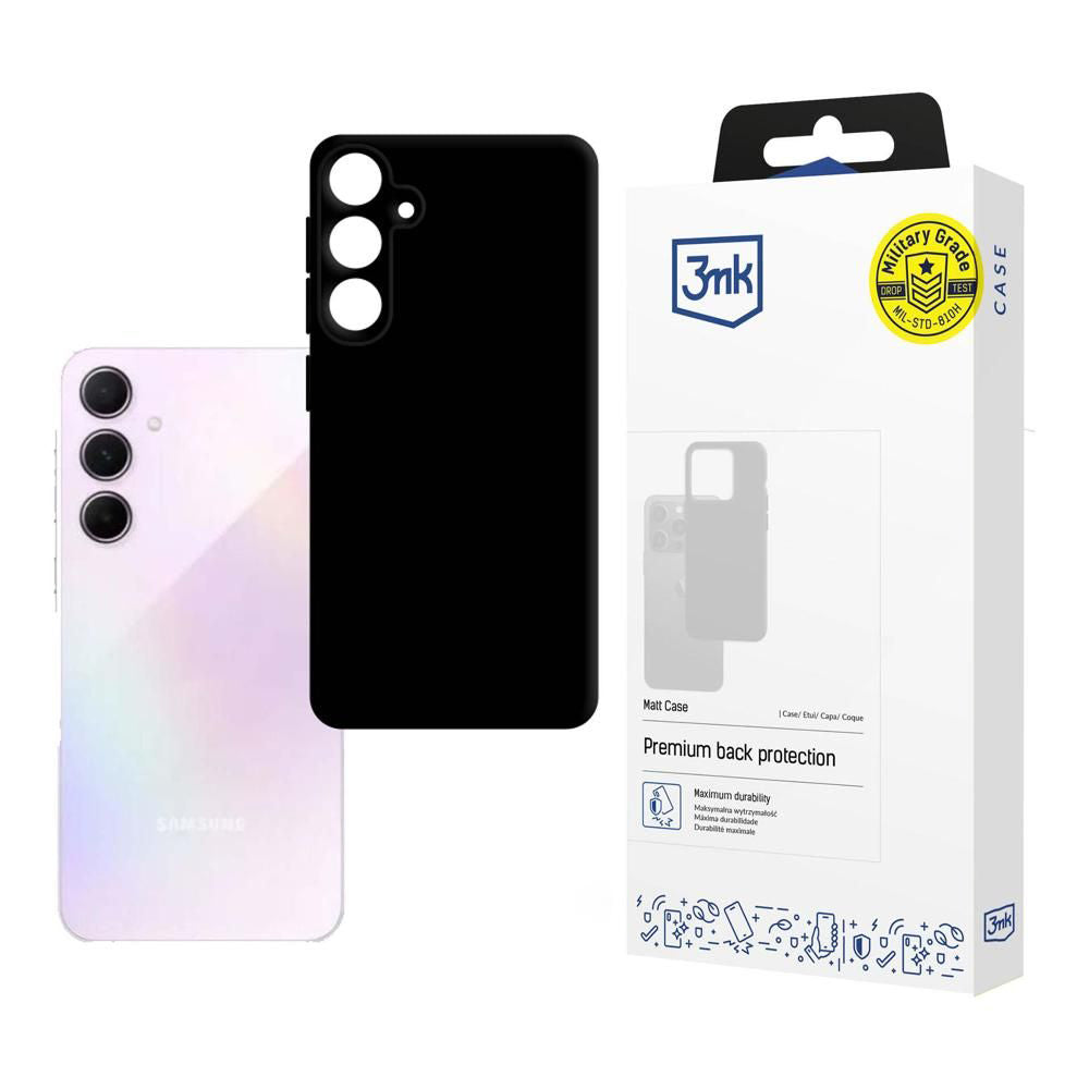 Puzdro pre Samsung Galaxy A55 5G A556, 3MK, Matná čierna