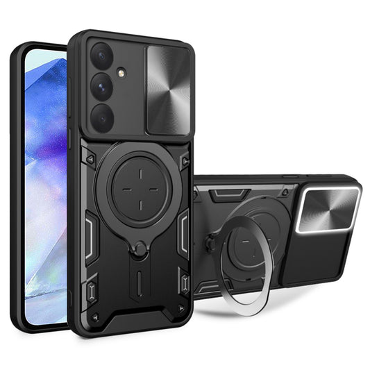 Puzdro pre Samsung Galaxy A55 5G A556, Techsuit, CamGuard Pro, Čierne