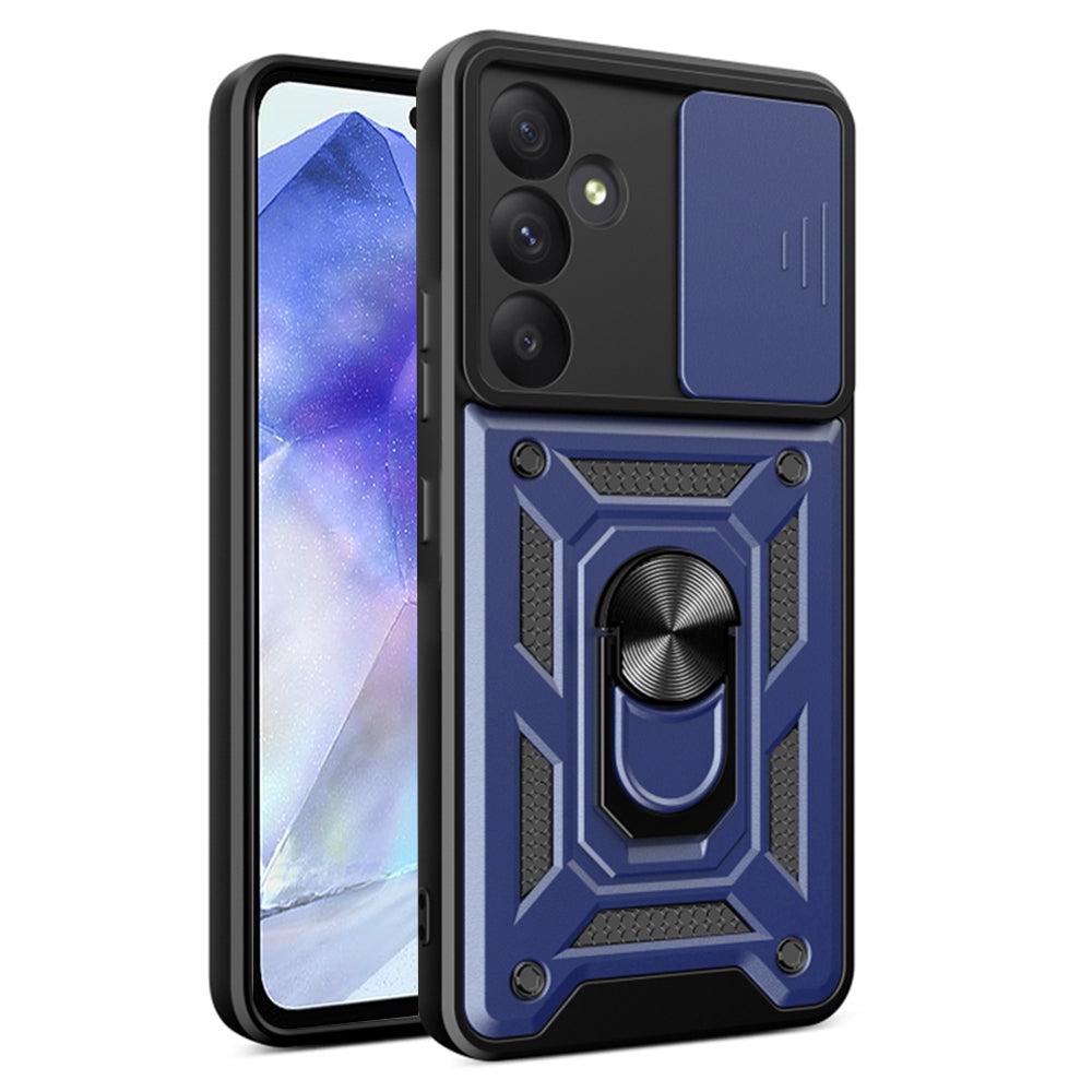 Puzdro pre Samsung Galaxy A55 5G A556, Techsuit, CamShield, Modré