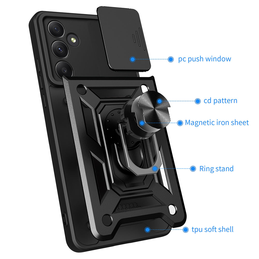 Puzdro pre Samsung Galaxy A55 5G A556, Techsuit, CamShield, Modré