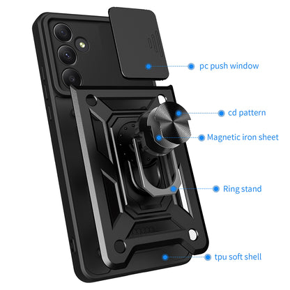 Puzdro pre Samsung Galaxy A55 5G A556, Techsuit, CamShield, Modré