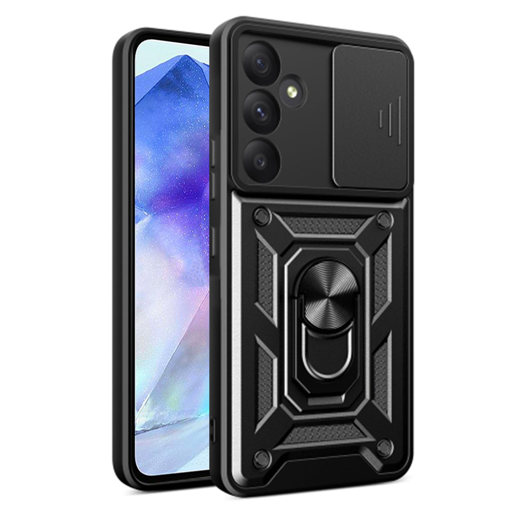 Puzdro pre Samsung Galaxy A55 5G A556, Techsuit, CamShield, Čierne