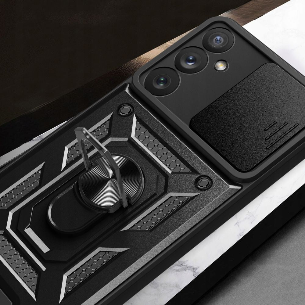 Puzdro pre Samsung Galaxy A55 5G A556, Techsuit, CamShield, Čierne