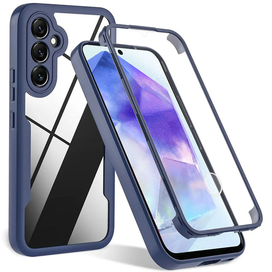 Puzdro pre Samsung Galaxy A55 5G A556, Techsuit, ColorVerse 360, Modrá