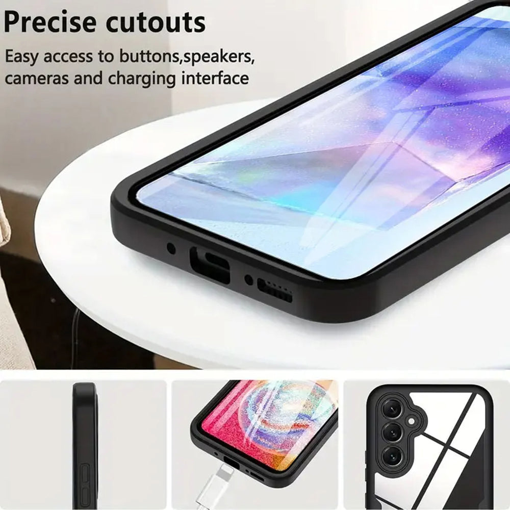 Case for Samsung Galaxy A55 5G A556, Techsuit, ColorVerse 360, Blue