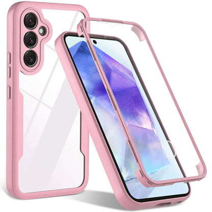 Case for Samsung Galaxy A55 5G A556, Techsuit, ColorVerse 360, Pink