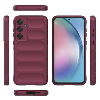 Puzdro pre Samsung Galaxy A55 5G A556, Techsuit, Magic Shield, vínové