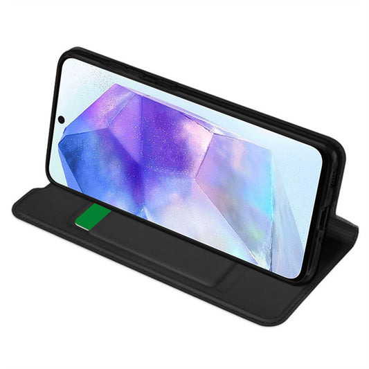 Puzdro na Samsung Galaxy A55 5G A556, Techsuit, Magskin Book, Čierne