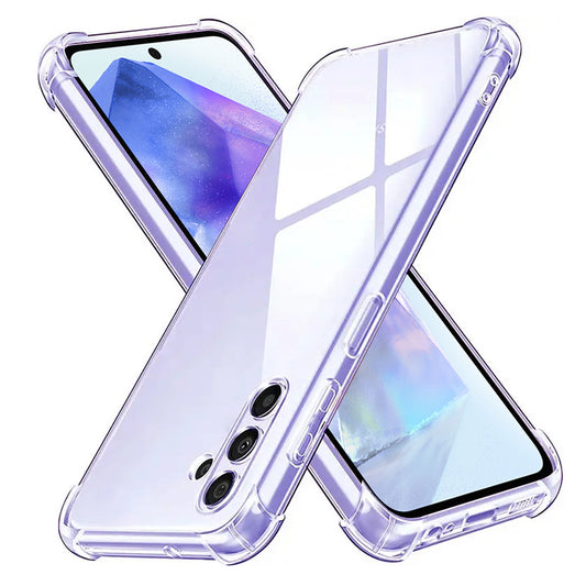 Obal na Samsung Galaxy A55 5G A556, Techsuit, nárazuvzdorný priehľadný, transparentný