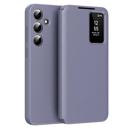 Puzdro pre Samsung Galaxy A55 5G A556, Techsuit, SmartView, Fialová