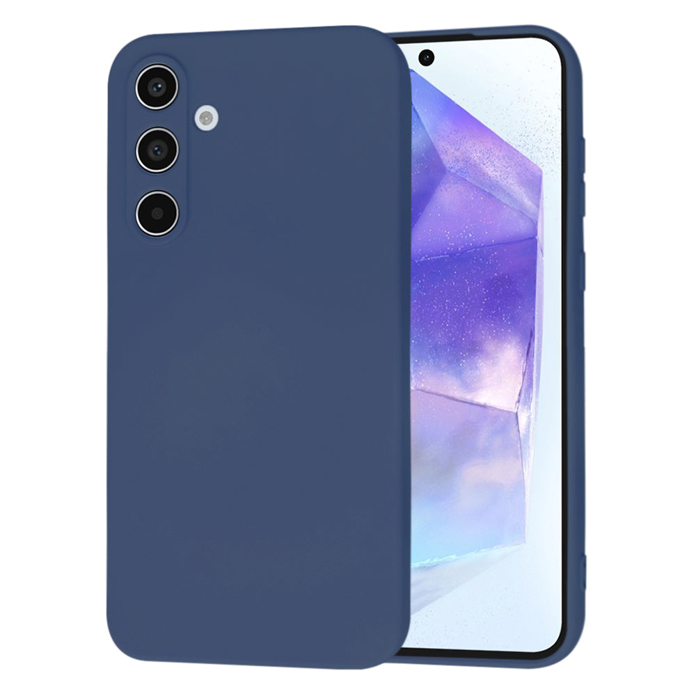 Puzdro pre Samsung Galaxy A55 5G A556, Techsuit, SoftFlex, Tmavomodrá