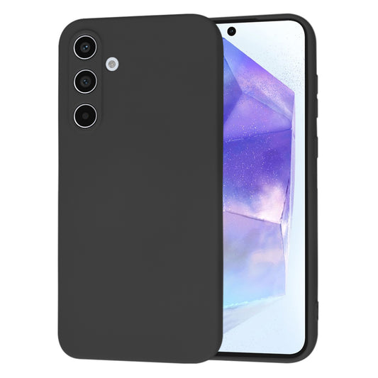 Puzdro pre Samsung Galaxy A55 5G A556, Techsuit, SoftFlex, Čierne