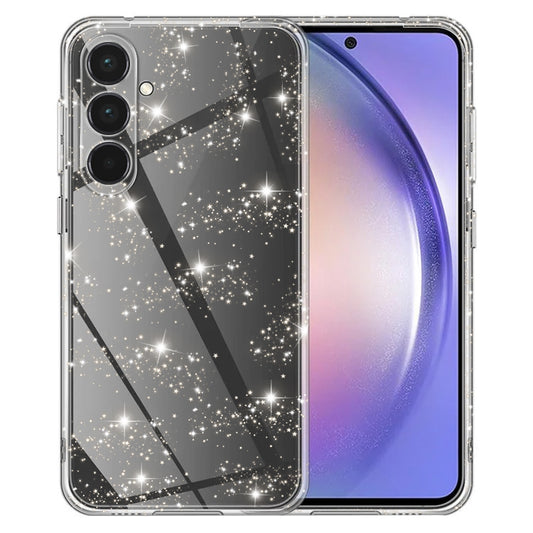 Puzdro pre Samsung Galaxy A55 5G A556, Techsuit, SparkleSkin, Priehľadné