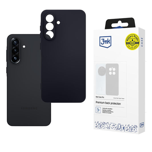 Puzdro pre Samsung Galaxy A56 A566, 3MK, matné čierne