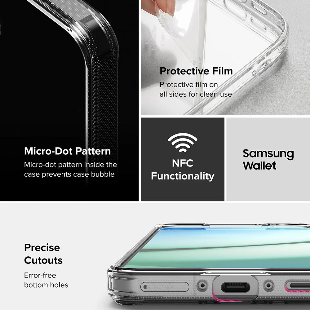 Puzdro pre Samsung Galaxy A56 A566 / A36 A366, Ringke, Fusion, Priehľadné