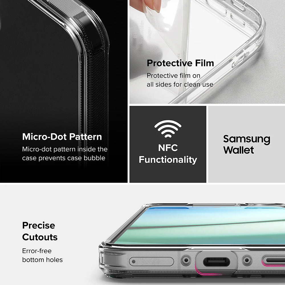 Puzdro pre Samsung Galaxy A56 A566 / A36 A366, Ringke, Fusion, Matne priehľadné