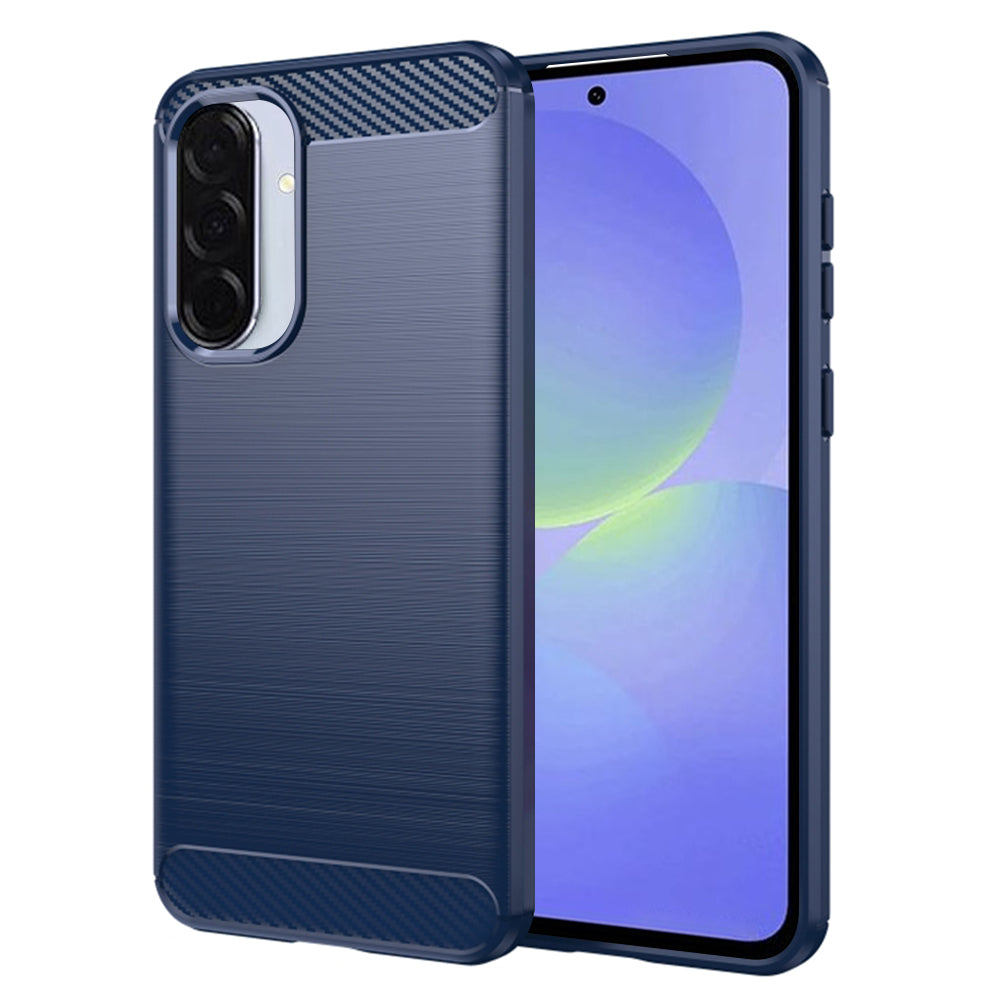 Puzdro pre Samsung Galaxy A56 A566 / A36 A366, Techsuit, Karbón, Modrá