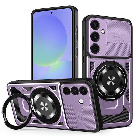 Puzdro pre Samsung Galaxy A56 A566 / A36 A366, Techsuit, RuggedCam, Fialové