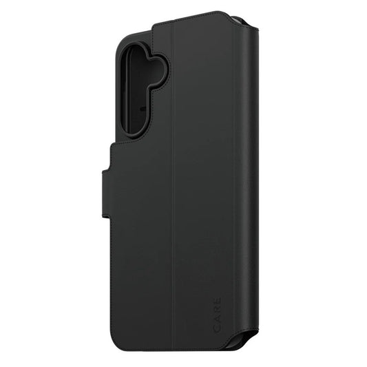 Puzdro pre Samsung Galaxy A56 A566, PanzerGlass, Care Feature Kickstand Wallet, Čierne