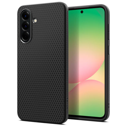 Puzdro pre Samsung Galaxy A56 A566, Spigen, Liquid Air, Matná čierna ACS09291