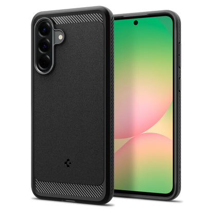 Puzdro pre Samsung Galaxy A56 A566, Spigen, Rugged Armor, Čierne ACS09225