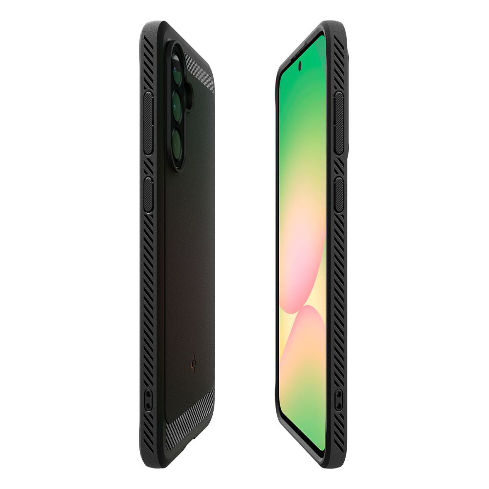 Puzdro pre Samsung Galaxy A56 A566, Spigen, Rugged Armor, Čierne ACS09225