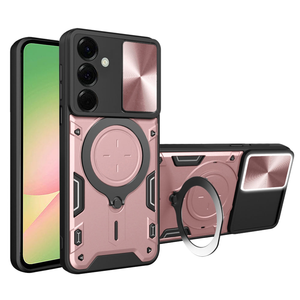 Puzdro pre Samsung Galaxy A56 A566, Techsuit, CamGuard Pro, Ružovo zlaté
