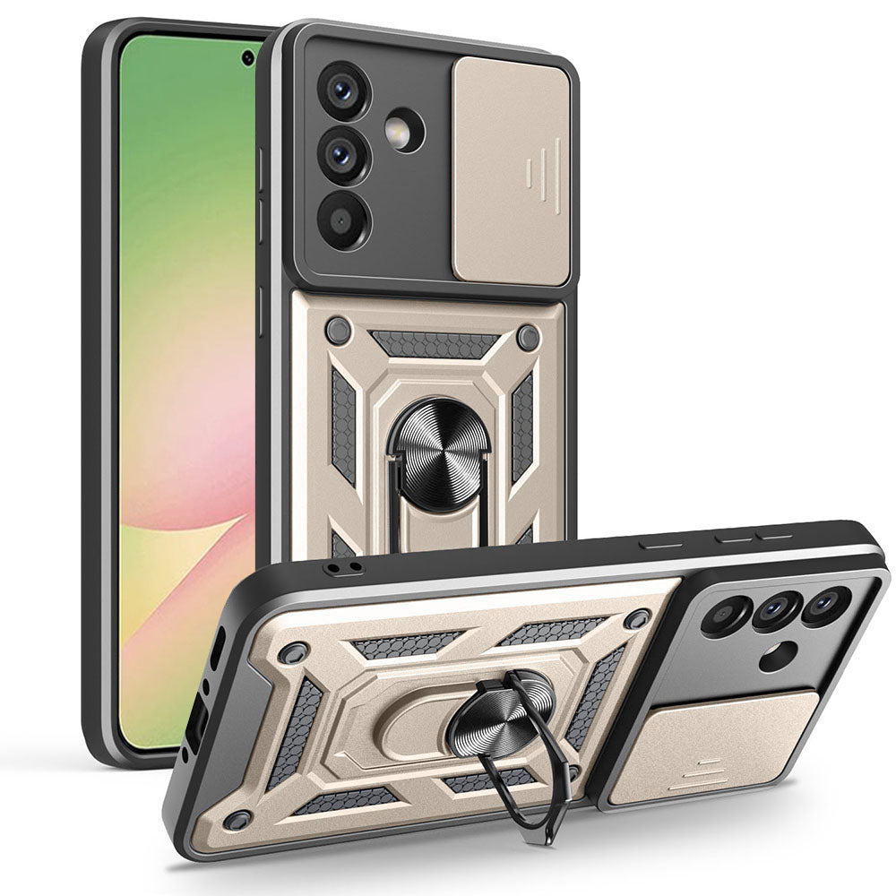 Puzdro pre Samsung Galaxy A56 A566, Techsuit, CamShield, Zlaté