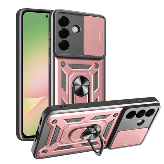 Puzdro pre Samsung Galaxy A56 A566, Techsuit, CamShield, Ružové