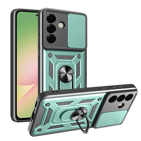 Puzdro pre Samsung Galaxy A56 A566, Techsuit, CamShield, Zelené