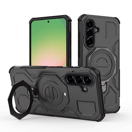 Puzdro pre Samsung Galaxy A56 A566, Techsuit, Carbon Shield Pro, Čierne