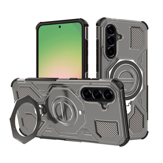 Puzdro pre Samsung Galaxy A56 A566, Techsuit, Carbon Shield Pro, Svetlo čierne