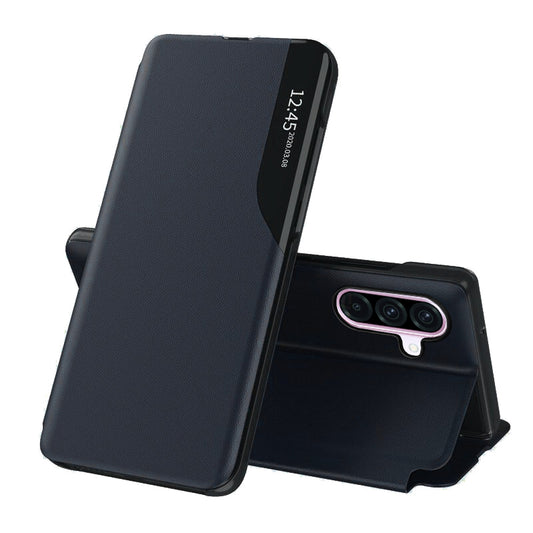 Puzdro pre Samsung Galaxy A56 A566, Techsuit, eFold, Tmavomodrá