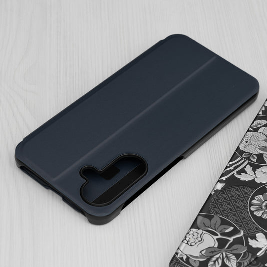 Puzdro pre Samsung Galaxy A56 A566, Techsuit, eFold, Tmavomodrá
